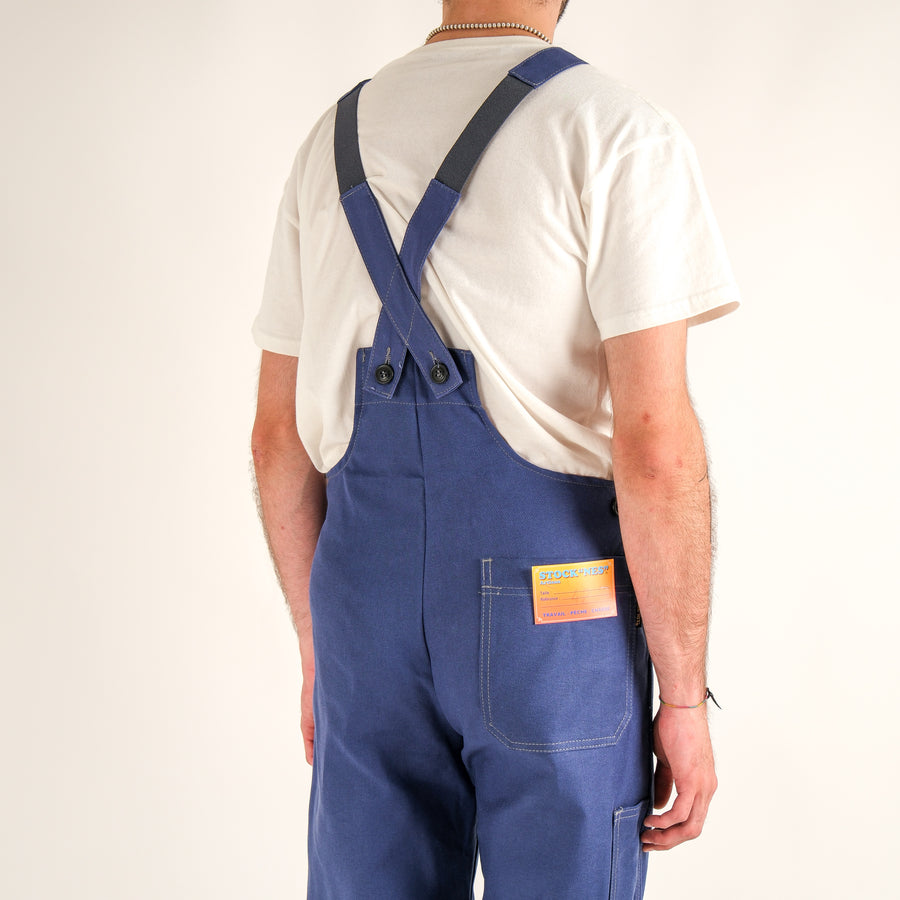 FRENCH BLUE CANVAS  WORK OVERALLS