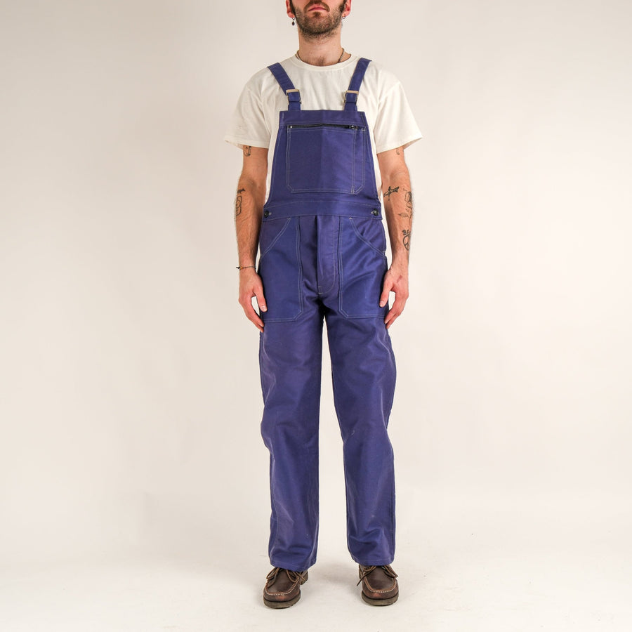 FRENCH MOLESKINE BLUE WORK OVERALLS