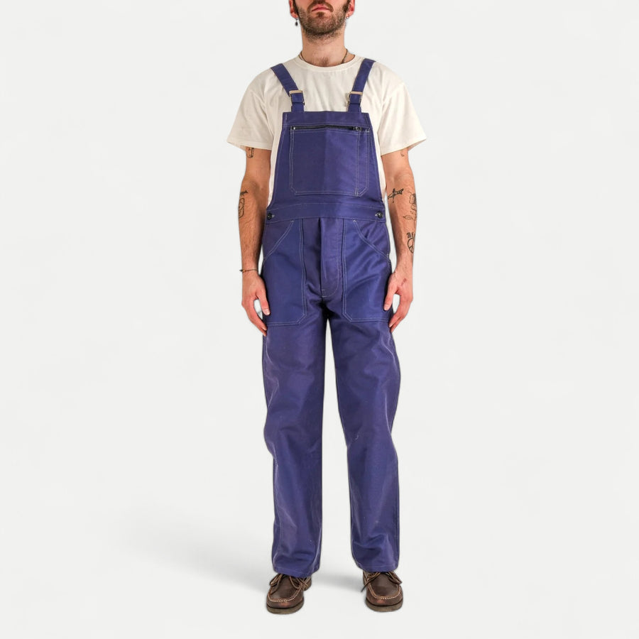 FRENCH MOLESKINE BLUE WORK OVERALLS