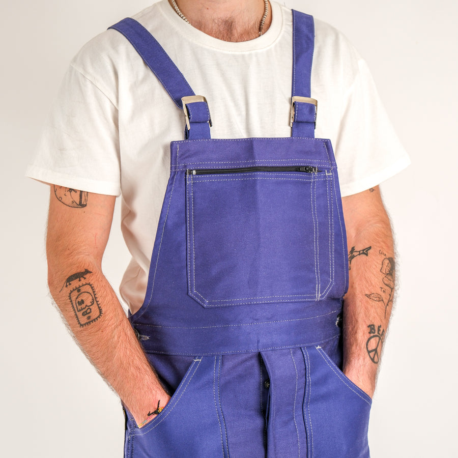 FRENCH MOLESKINE BLUE WORK OVERALLS