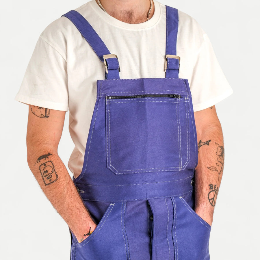 FRENCH MOLESKINE BLUE WORK OVERALLS
