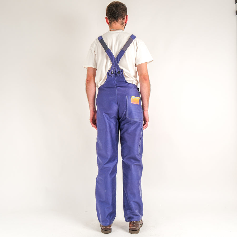 FRENCH MOLESKINE BLUE WORK OVERALLS