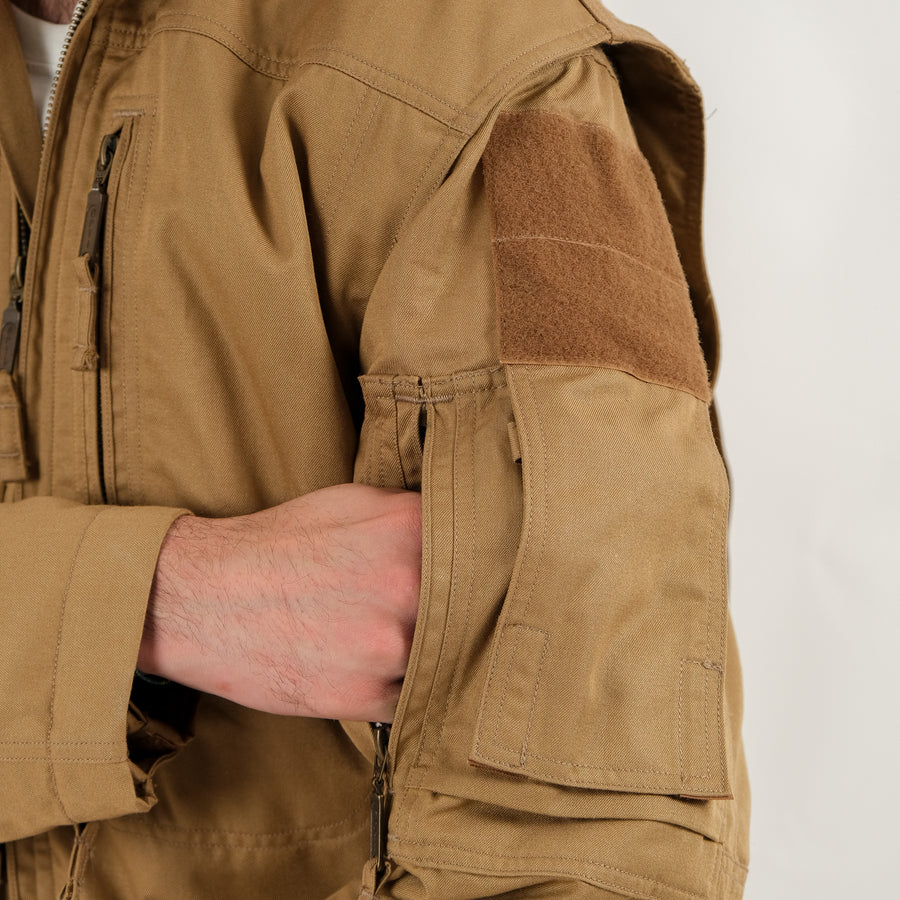 60s CZ BEIGE UTILITY PILOT JACKET