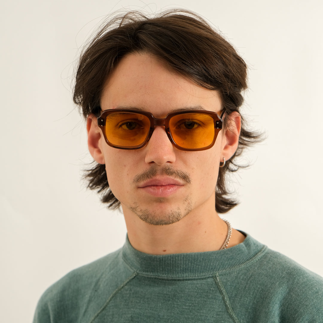 Army Surplus Aviator Sunglasses HUMVEE Pilot Sunglasses 57mm GOLD/GREY