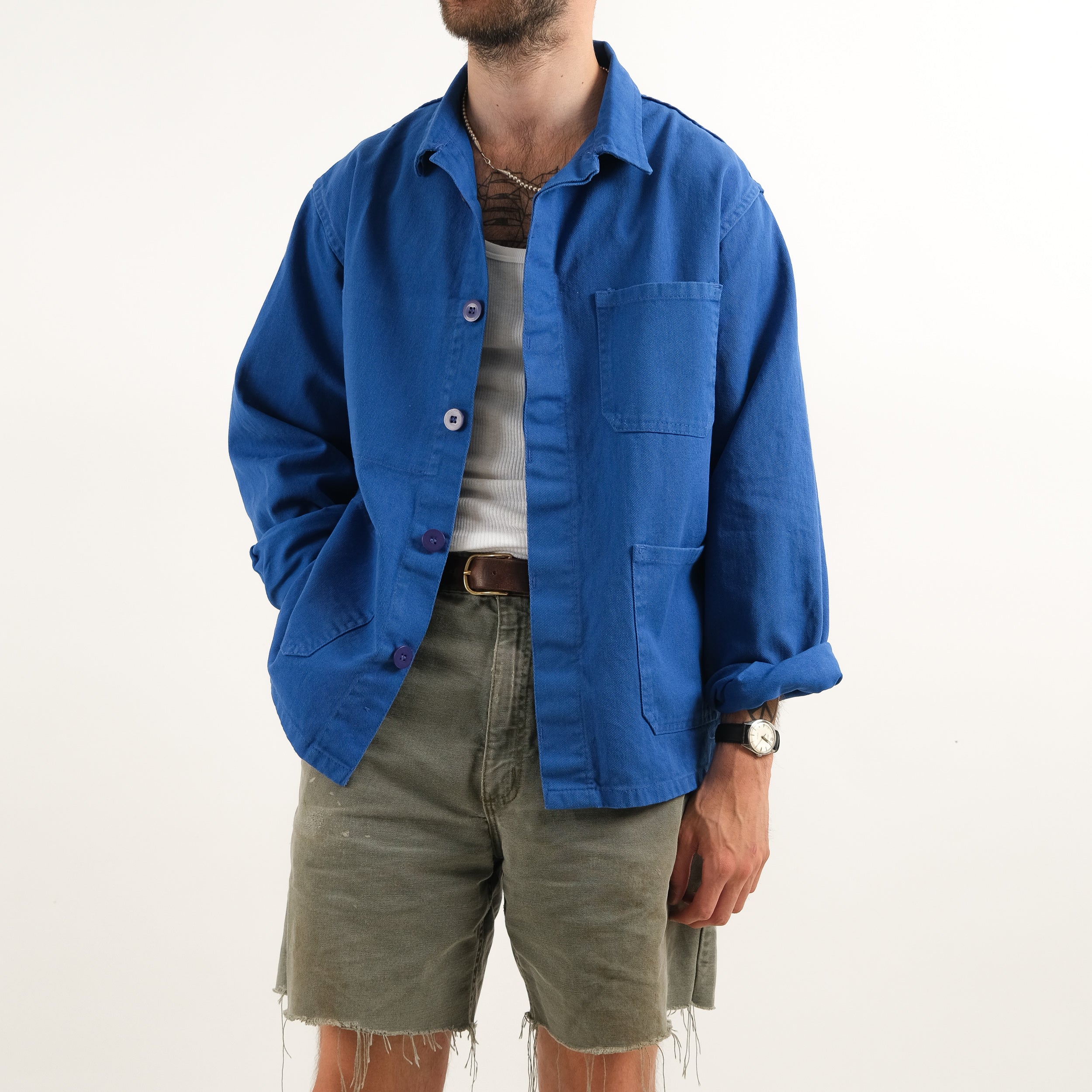 ジャケット・アウター 70's French Army Work Jacket Dead Stock universal_surplus_french_army_