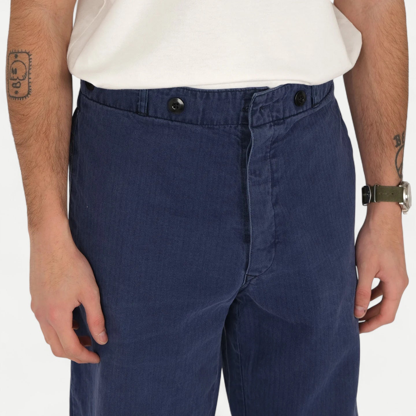 HBT BLUE WORK PANTS — Universal Surplus