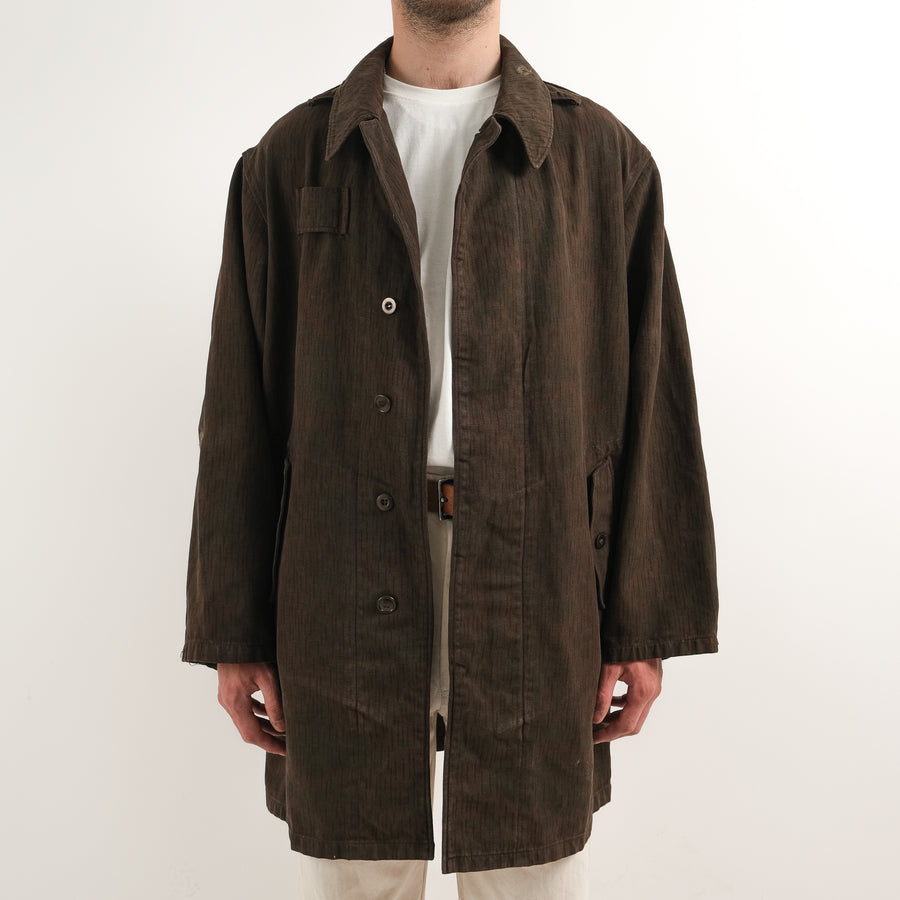 BROWN RAIN CAMO COAT