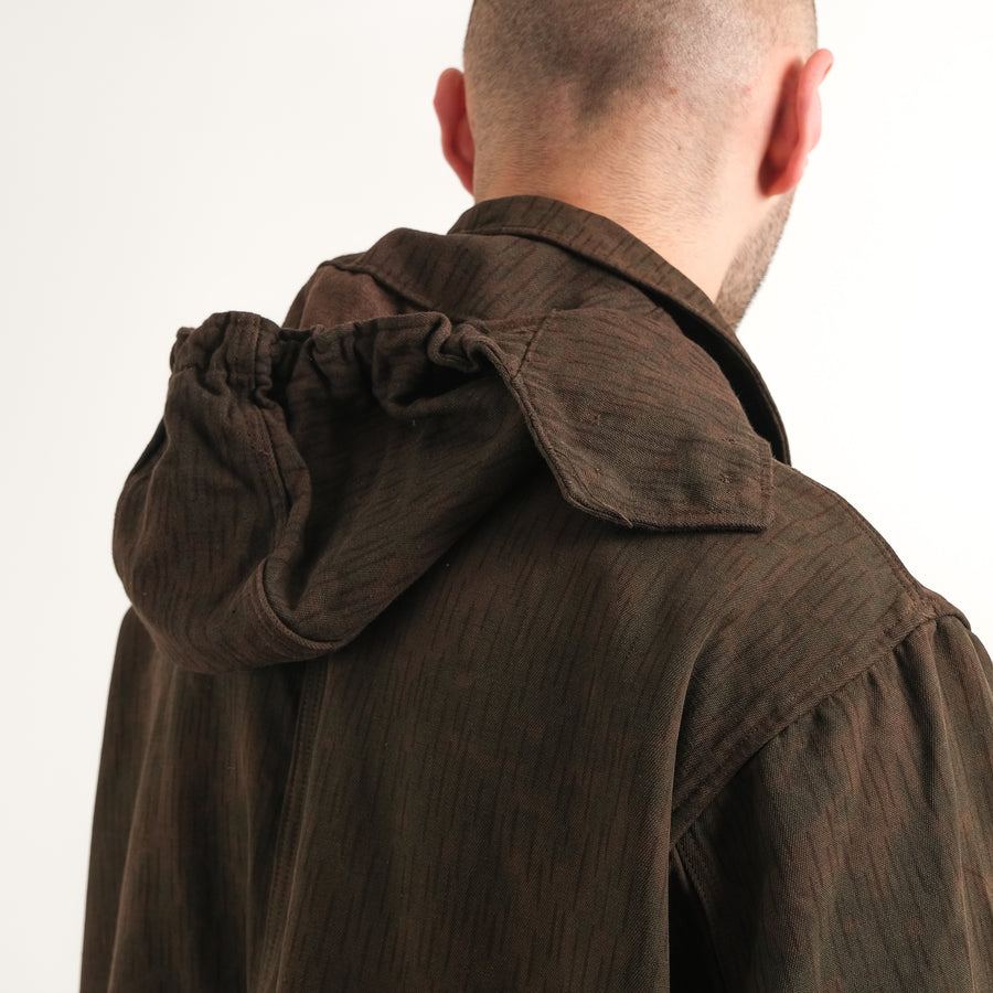 BROWN RAIN CAMO COAT