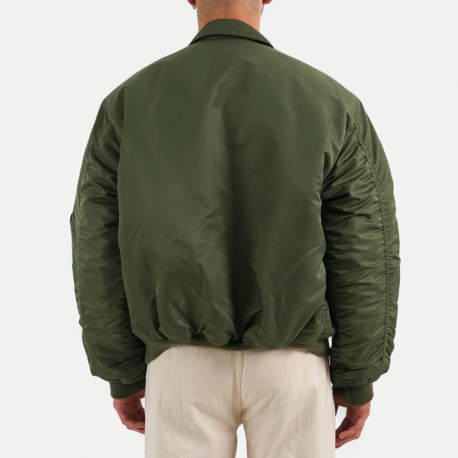 GREEN CWU BOMBER JACKET
