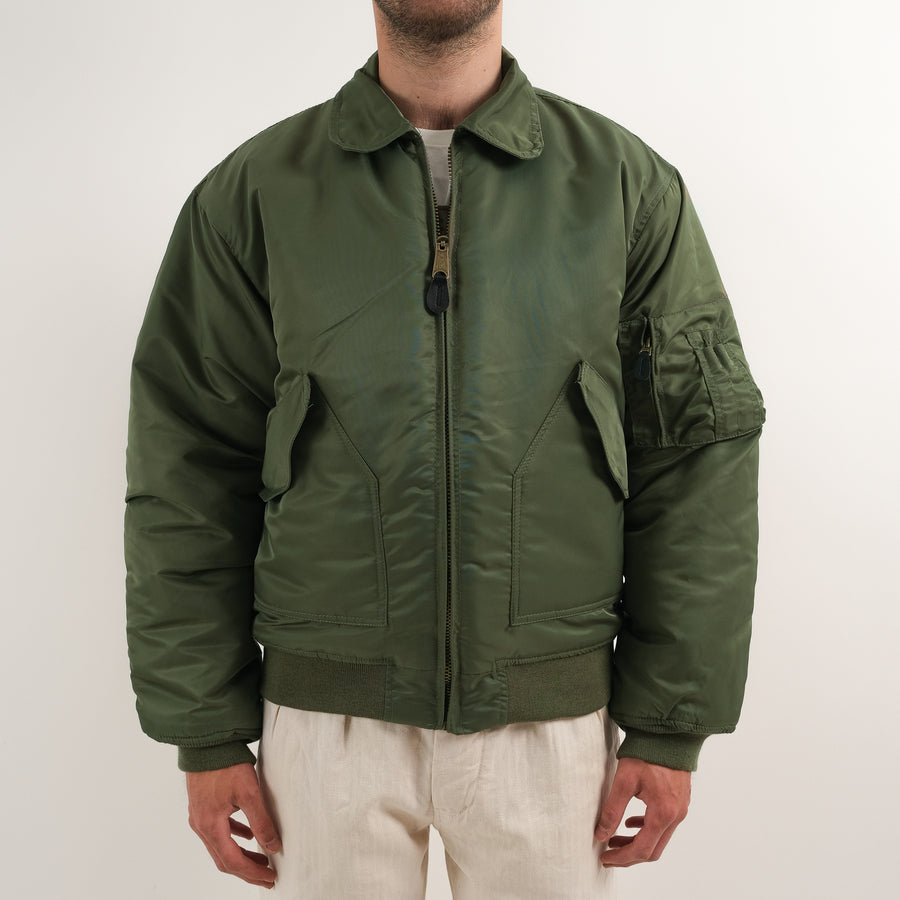 GREEN CWU BOMBER JACKET