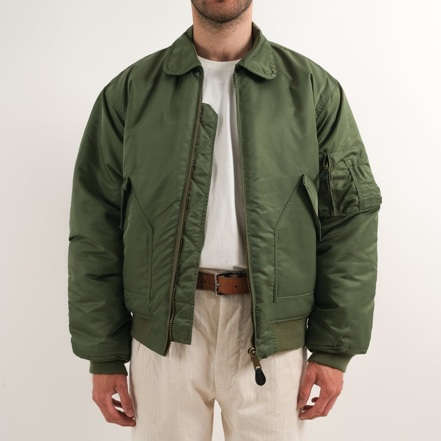 GREEN CWU BOMBER JACKET