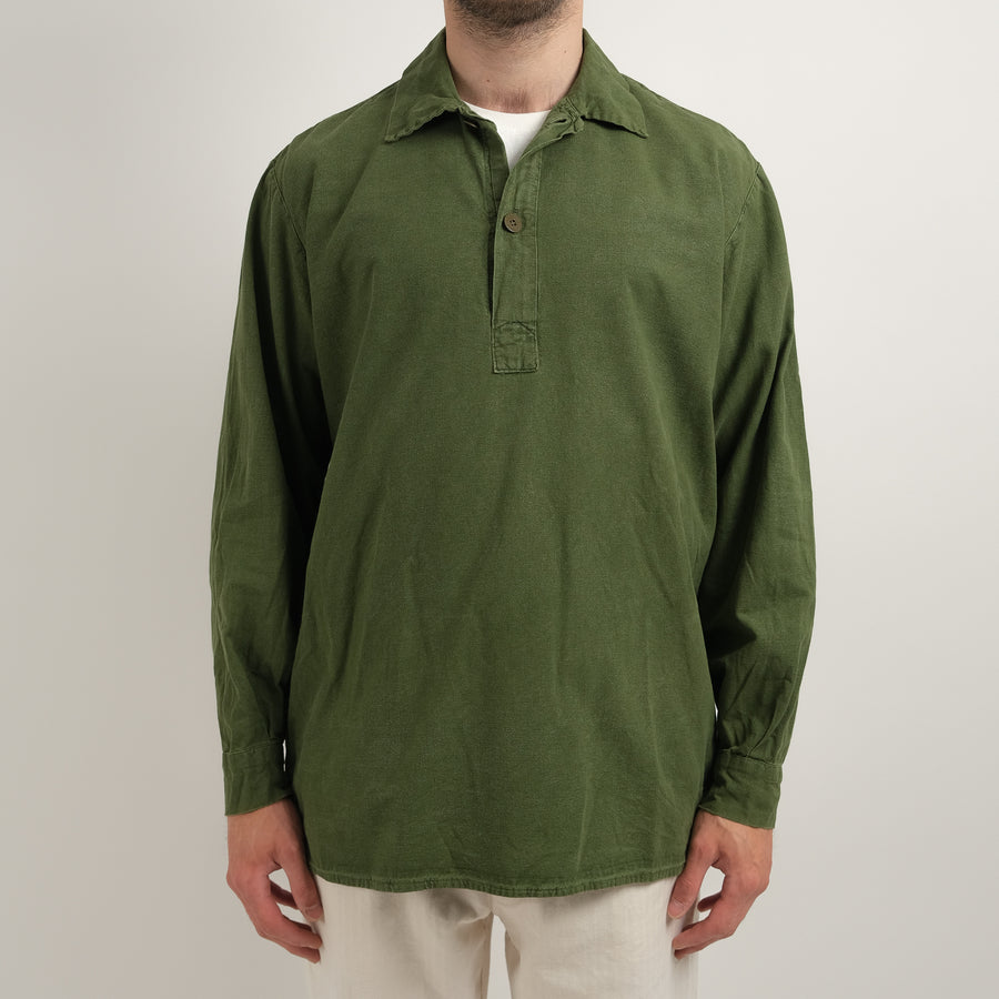 SWEDISH ARMY GREEN POLO SHIRT