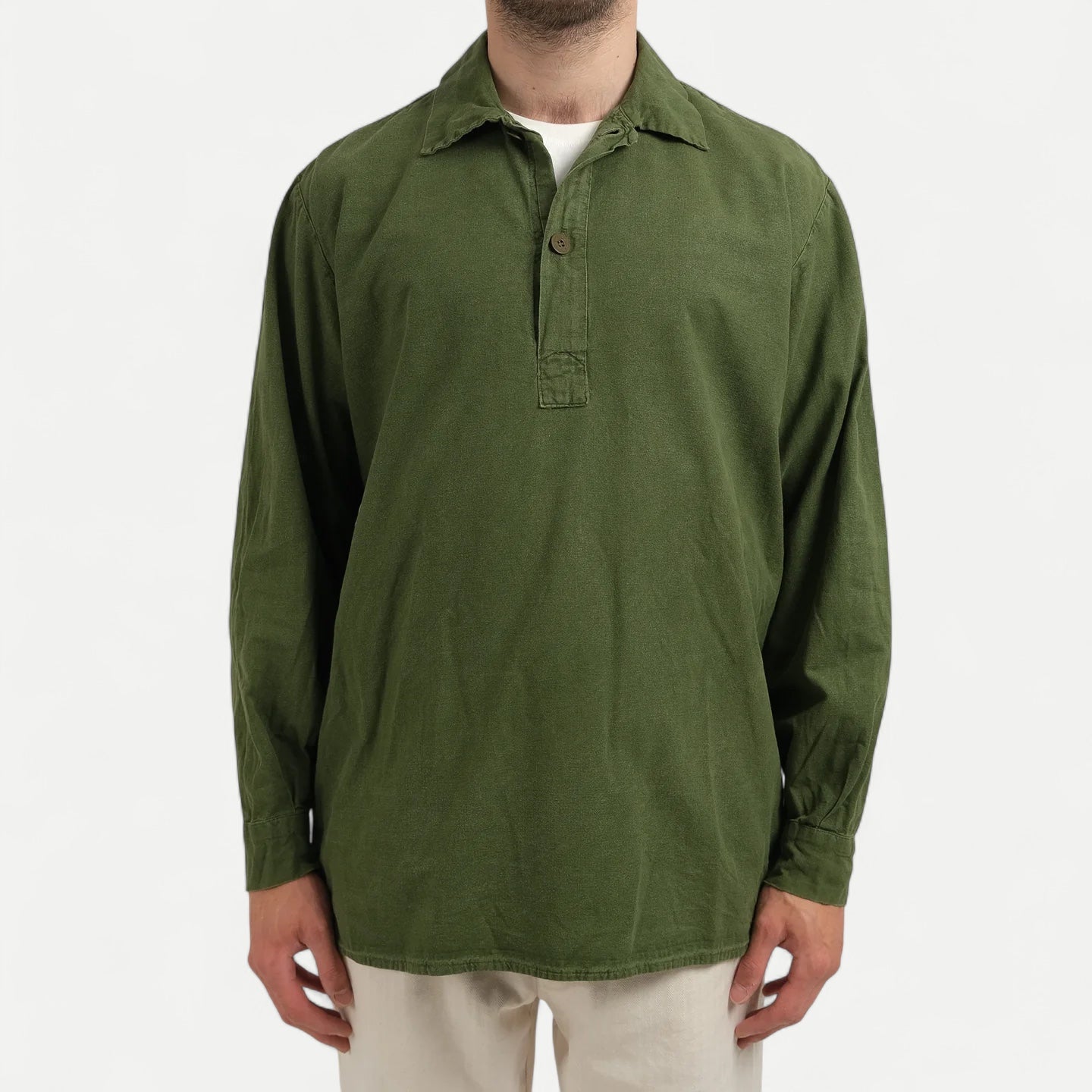 SWEDISH ARMY GREEN POLO SHIRT — Universal Surplus