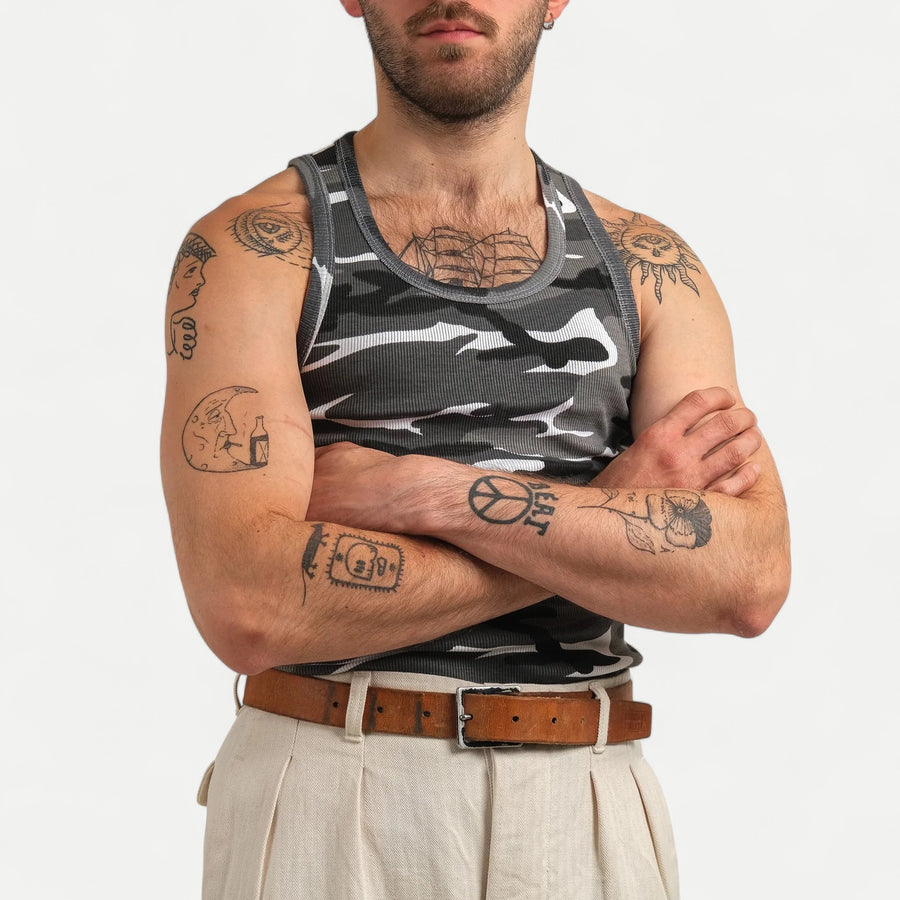 US GREY CAMO TANK TOP