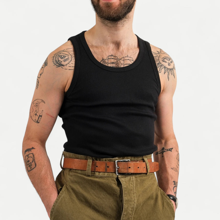 BLACK US TANK TOP