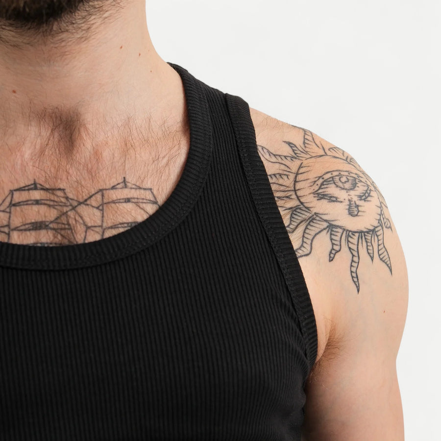BLACK US TANK TOP