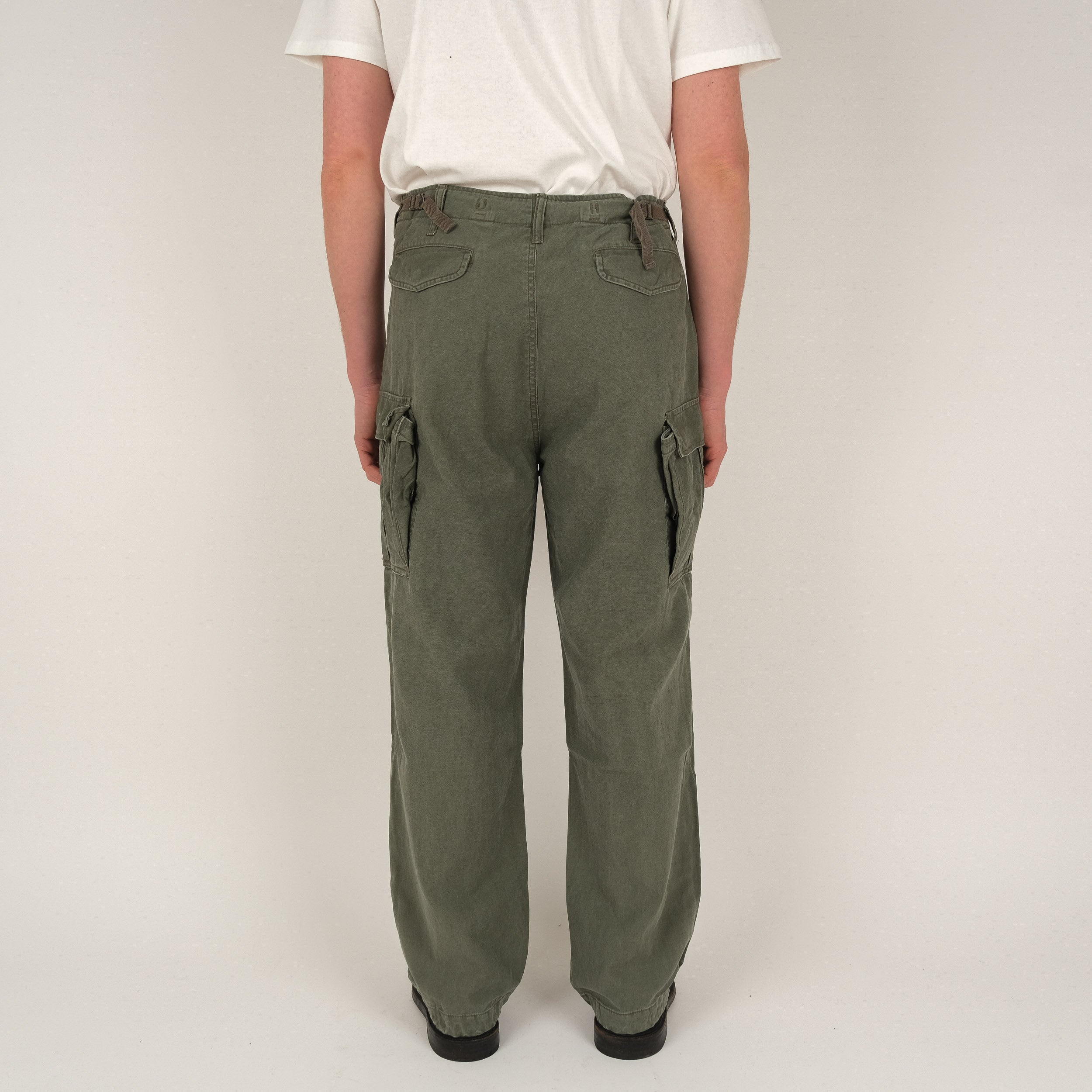 M65 Cargo Pants in Italian Cotton – Dark Navy - Uncle Otis