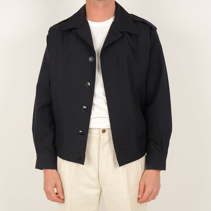 FRENCH NAVY BOMBER JACKET - NAVY - Universal Surplus - vintage-military-army