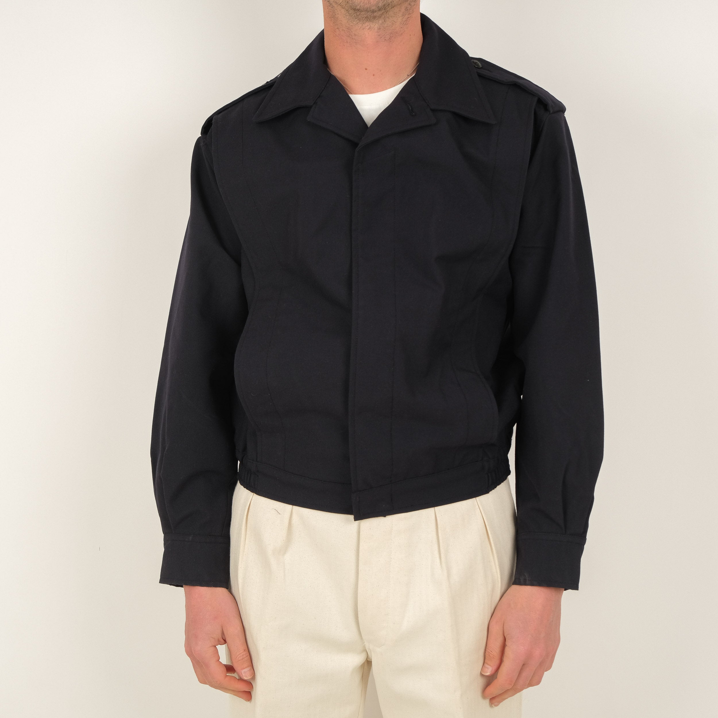 FRENCH NAVY BOMBER JACKET NAVY