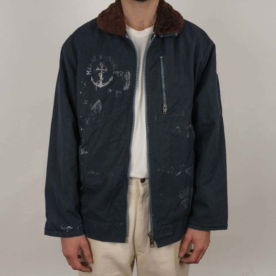 70'S NAVY FRENCH DECK JACKET
