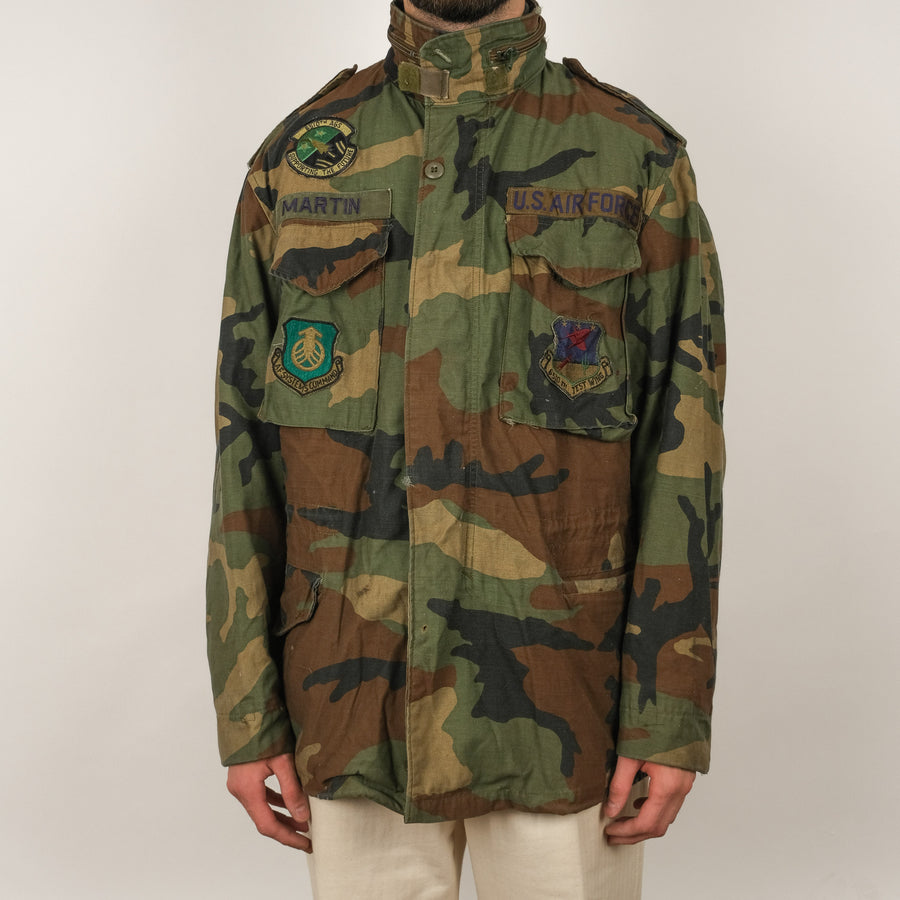 "MARTIN" M65 PATCHED CAMO FIELD JACKET