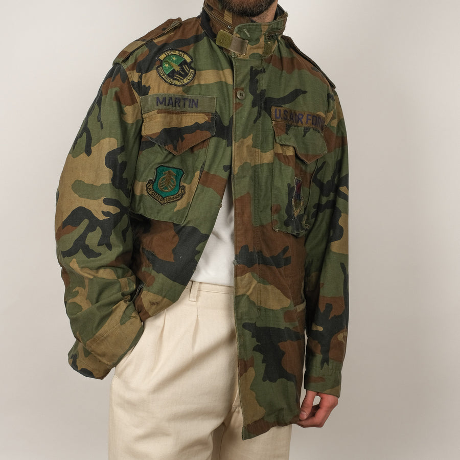 "MARTIN" M65 PATCHED CAMO FIELD JACKET