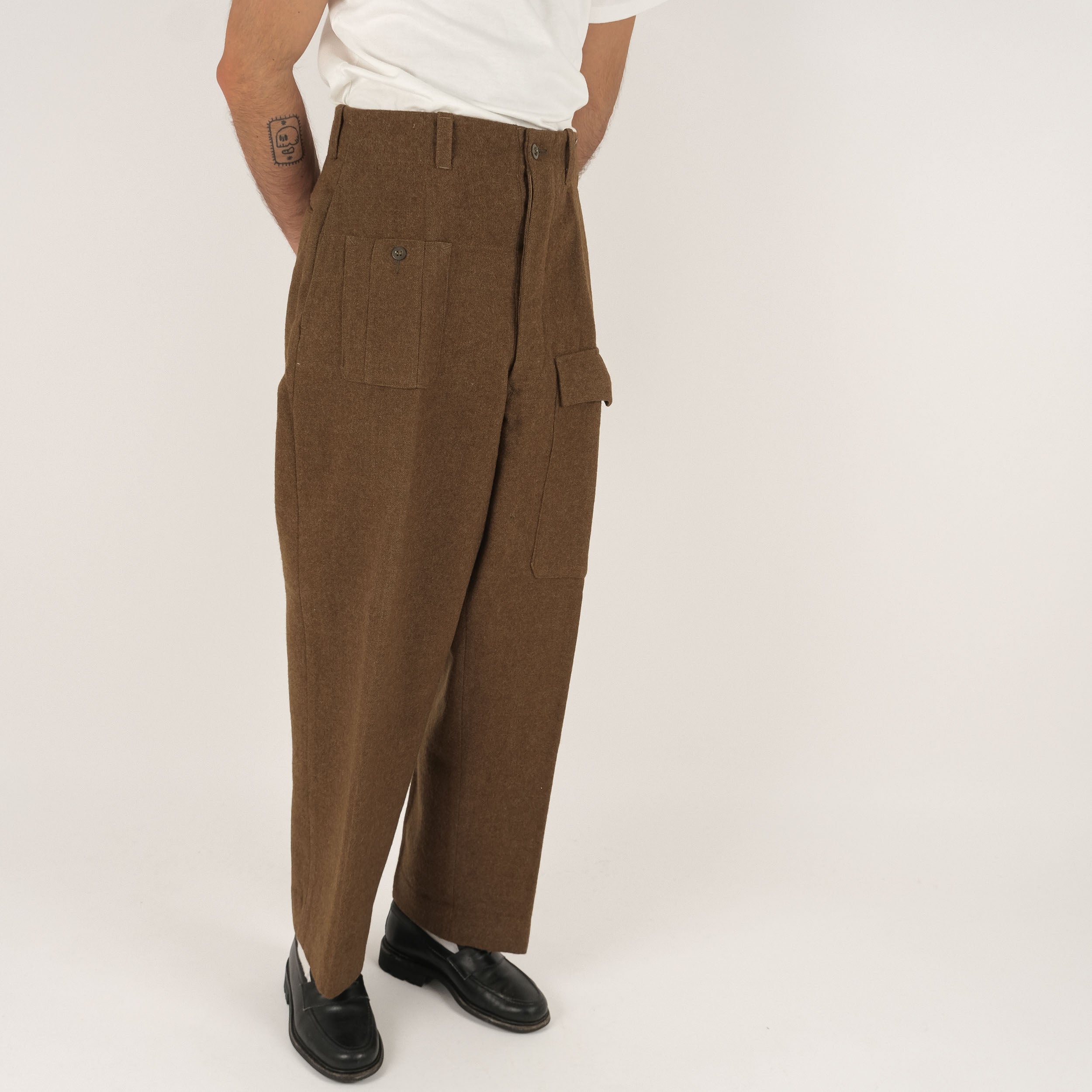 50'S DANISH WOOL PANTS