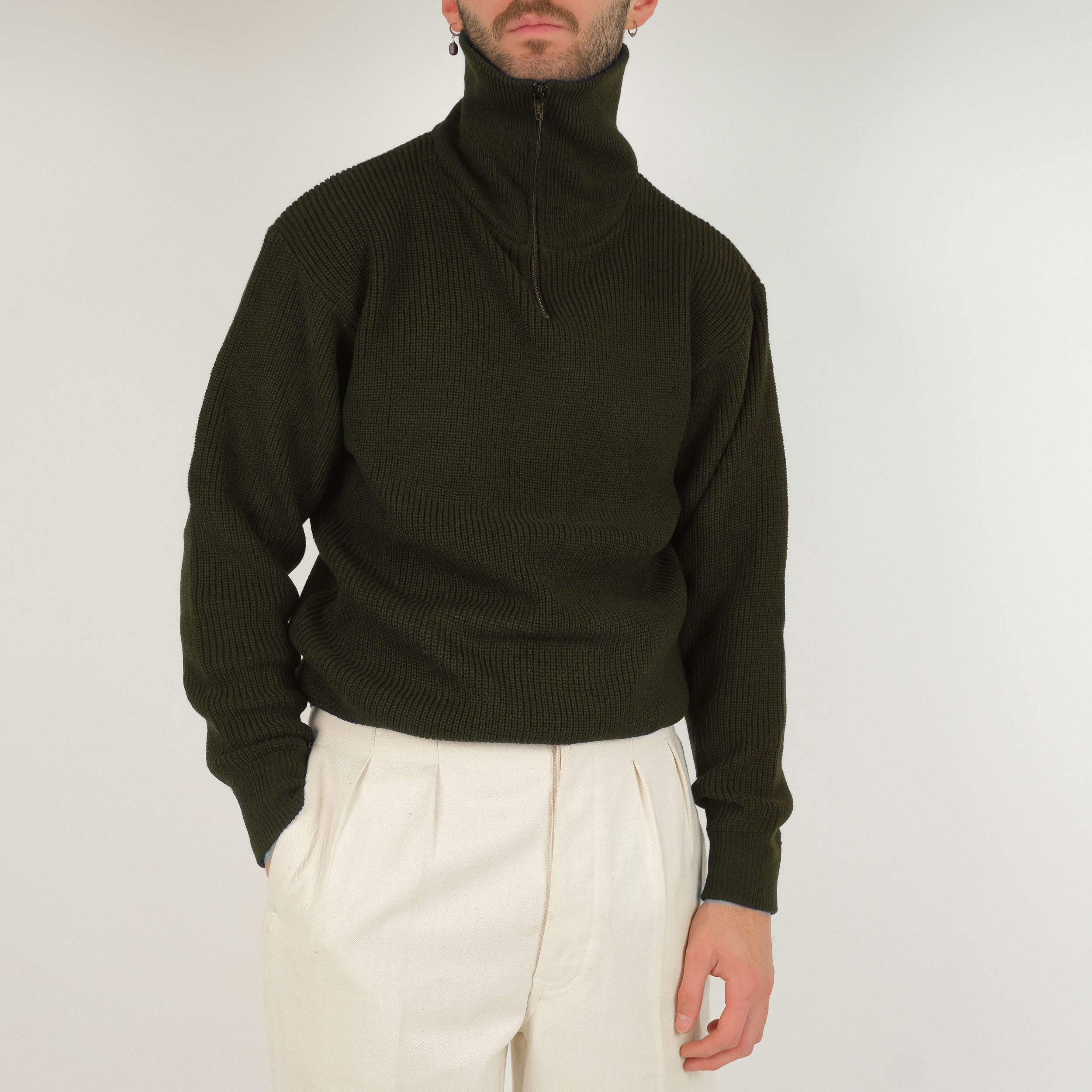 Military hotsell turtleneck sweater