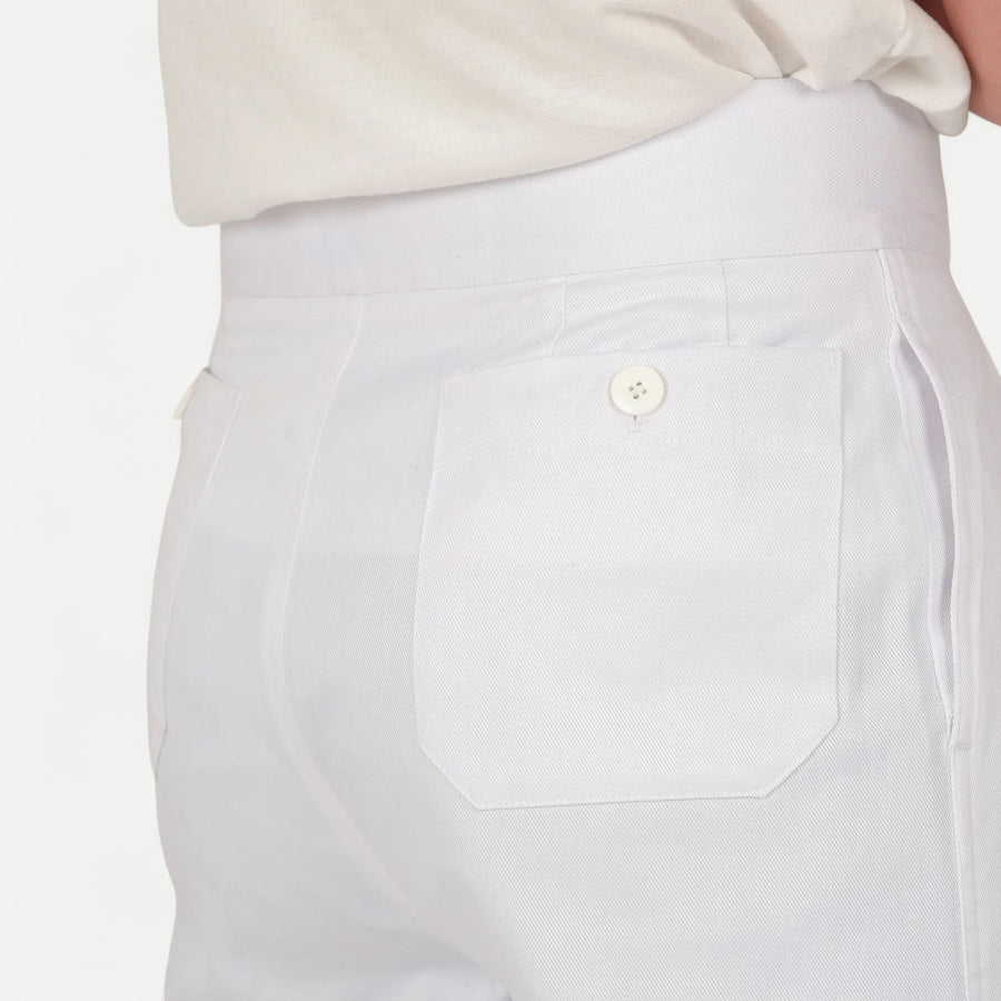 THE GURKHA SHORT - WHITE