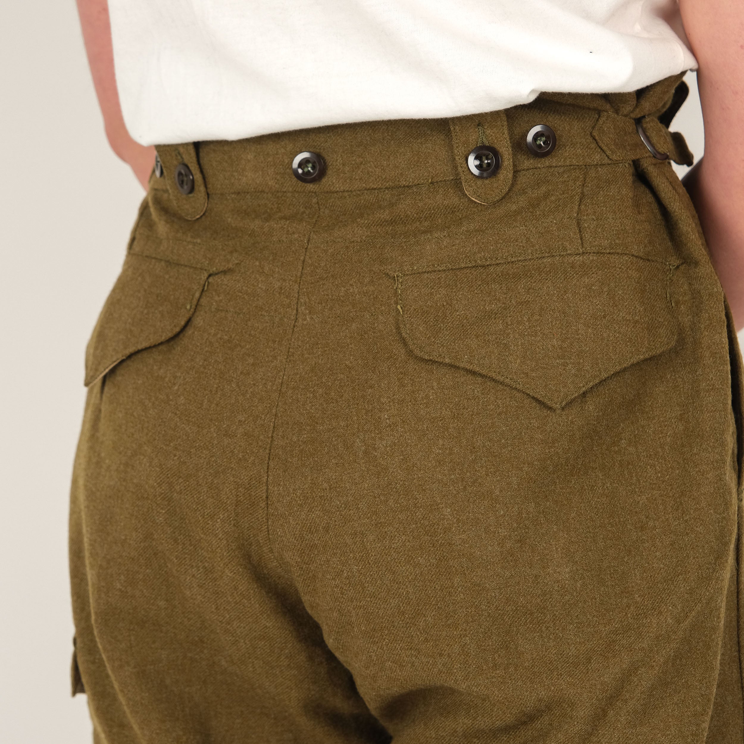 Plain Polyester Casual Wear Mens Army Pant