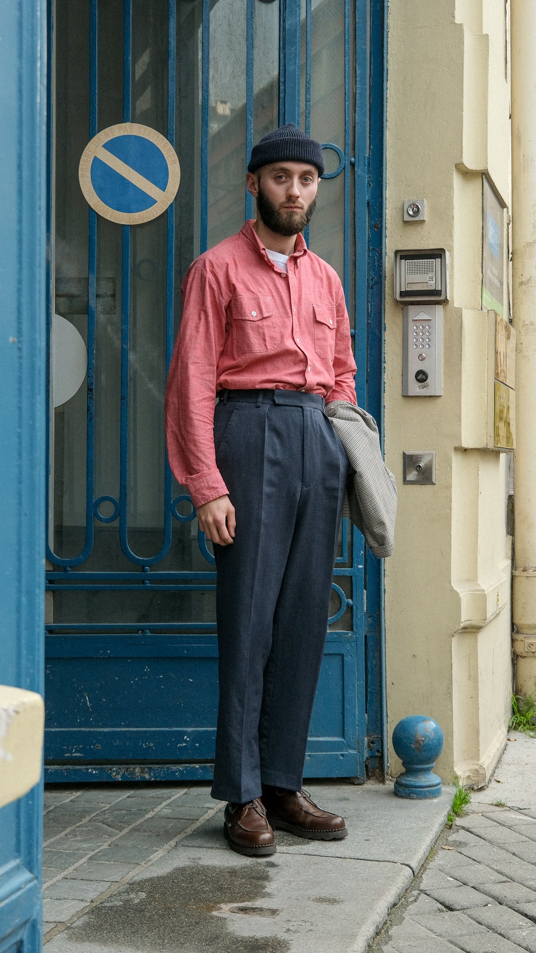 BLUE AIR FORCE TAILOR PANTS*