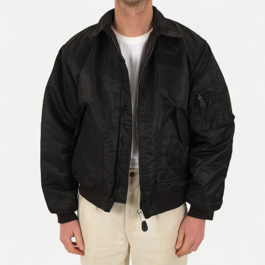USA BOMBER CWU BLACK