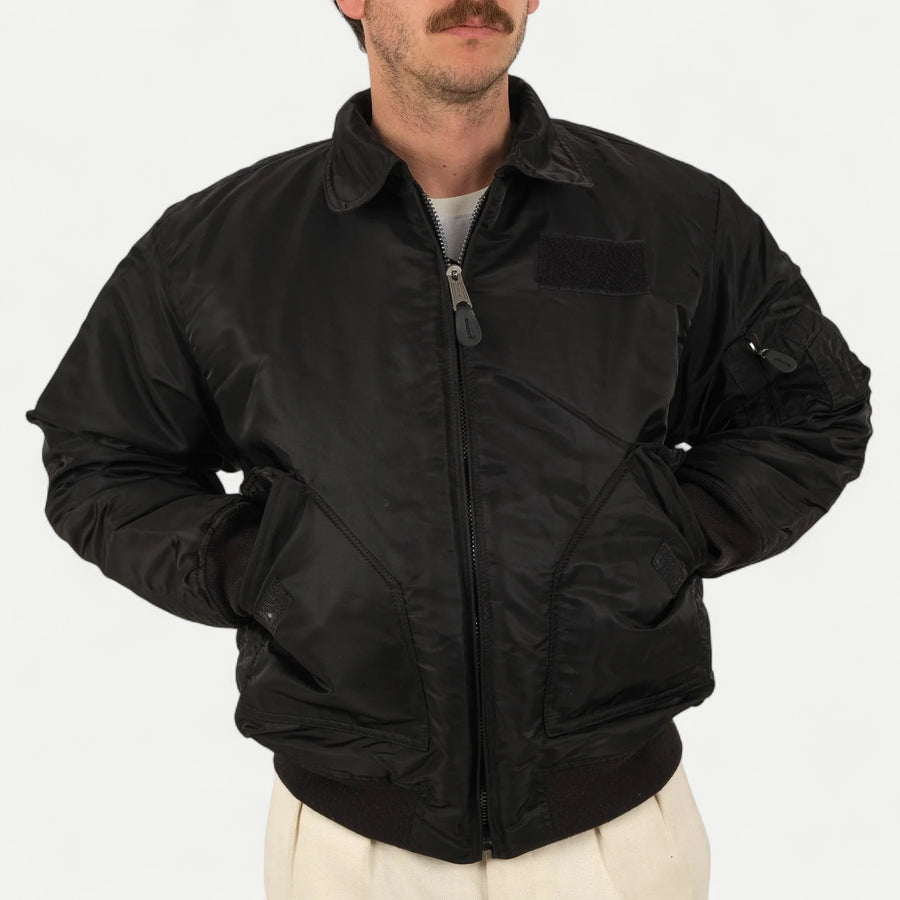 USA BOMBER CWU BLACK