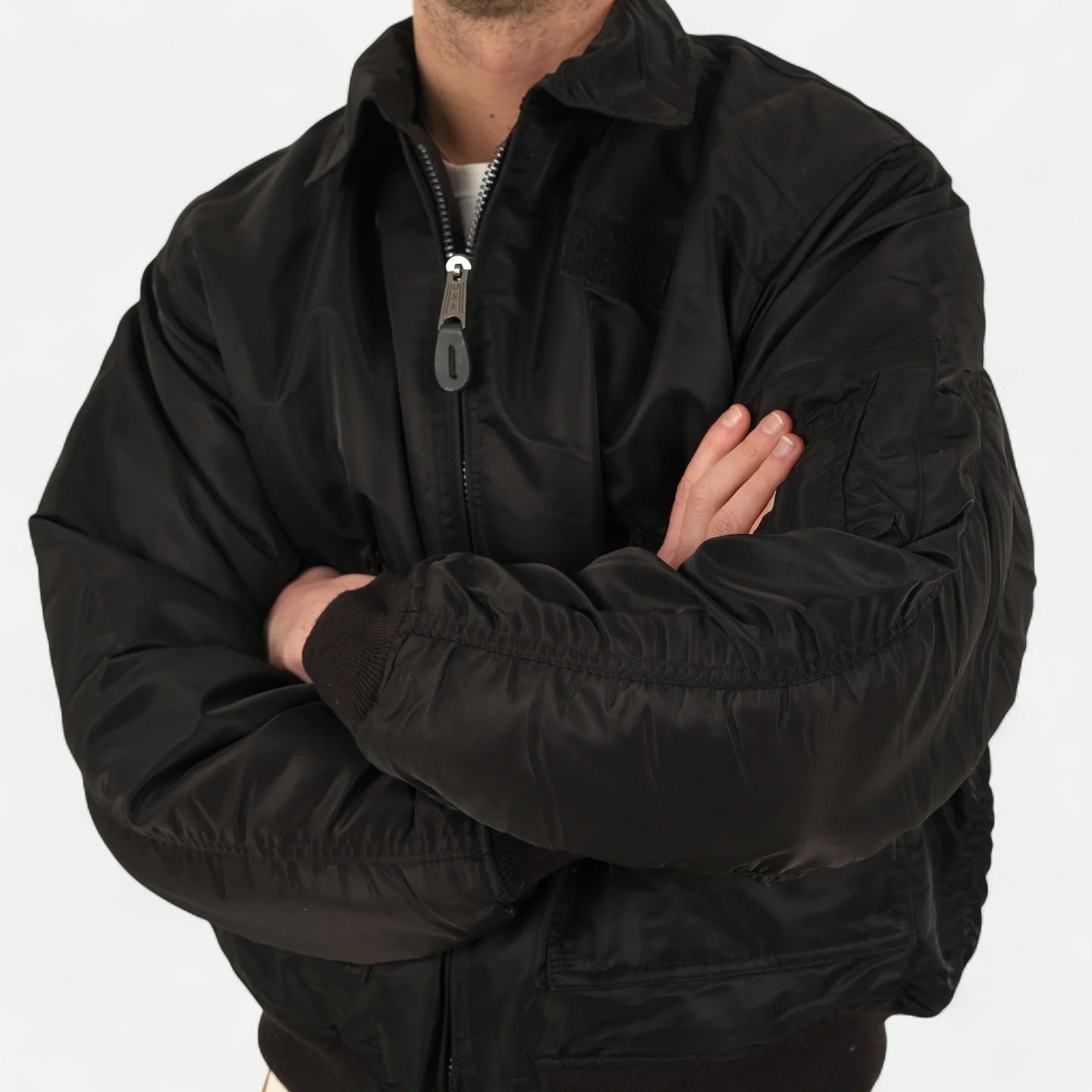 ジャケット・アウター COOR CWU Reversible Flight Bomber(Black) Military Surplus CWU US Flight Jacket Black