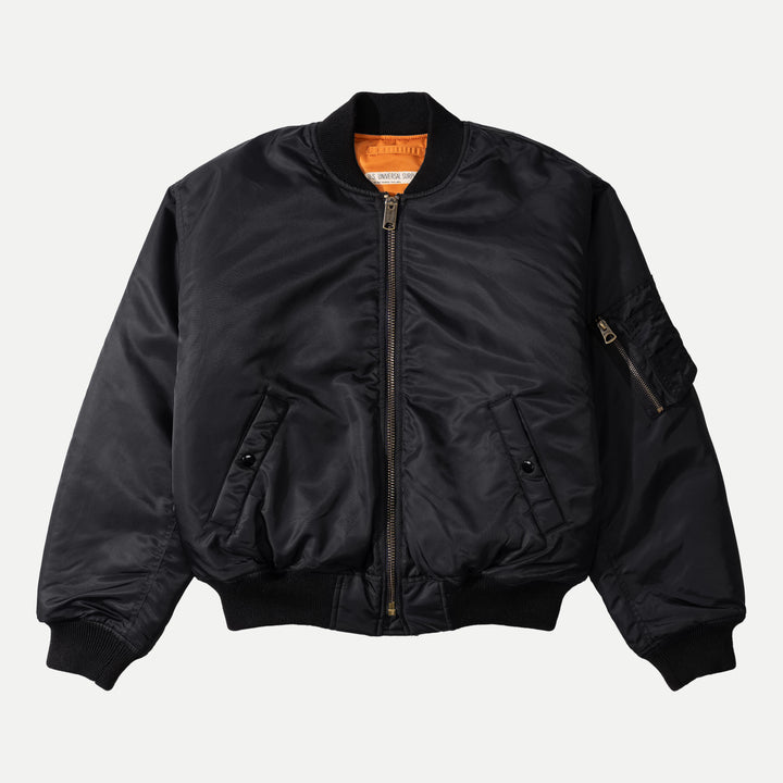 UNIVERSAL MA-1 BOMBER JACKET - BLACK — Universal Surplus