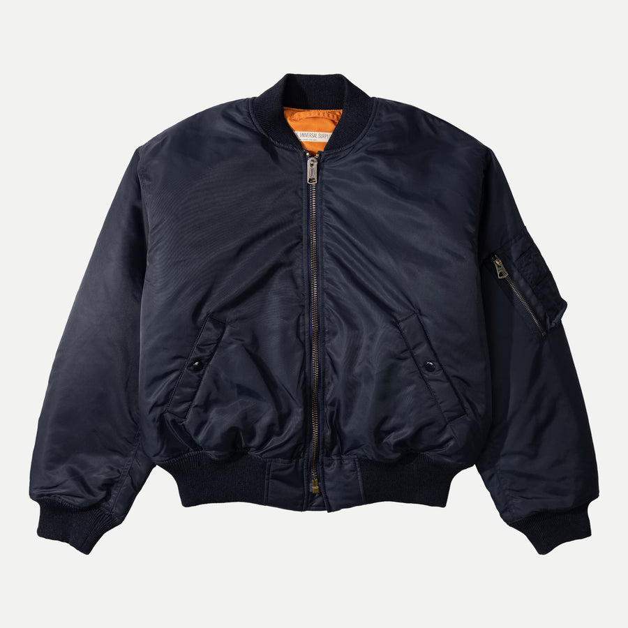 UNIVERSAL MA-1 BOMBER JACKET - NAVY BLUE — Universal Surplus