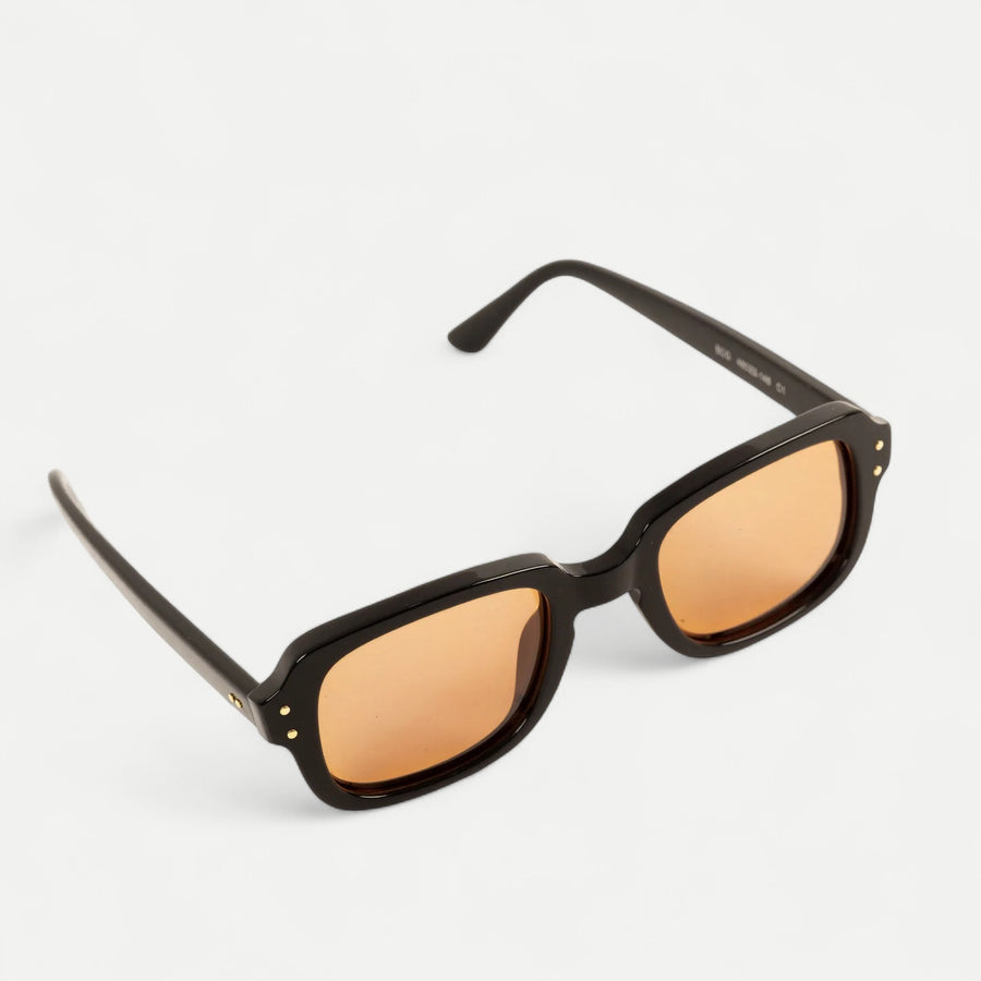 USS ARMY VIETNAM BLACK SUNGLASSES - ORANGE