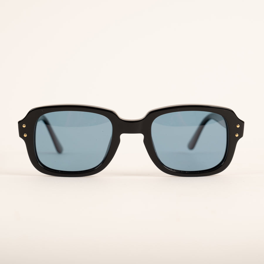 UNIVERSAL BLACK ARMY SUNGLASSES - BLUE