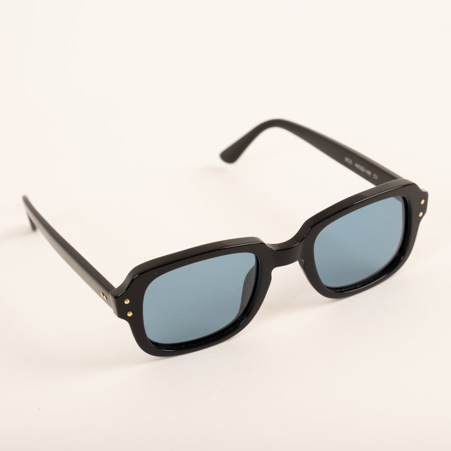 UNIVERSAL BLACK ARMY SUNGLASSES - BLUE