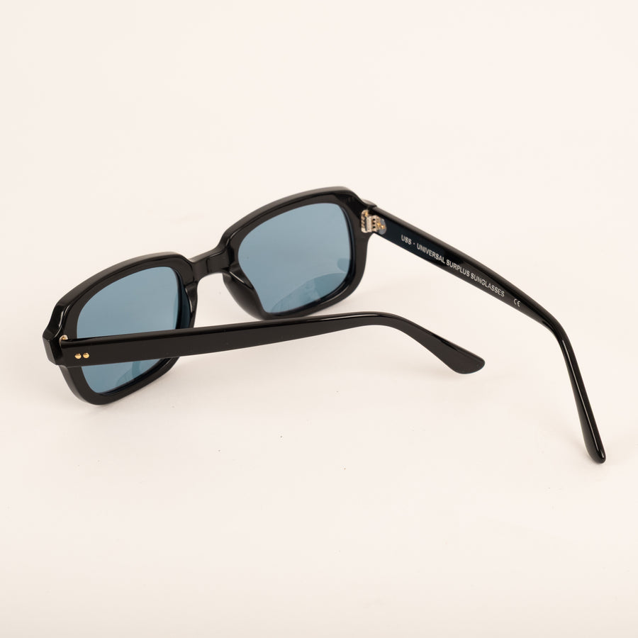 UNIVERSAL BLACK ARMY SUNGLASSES - BLUE