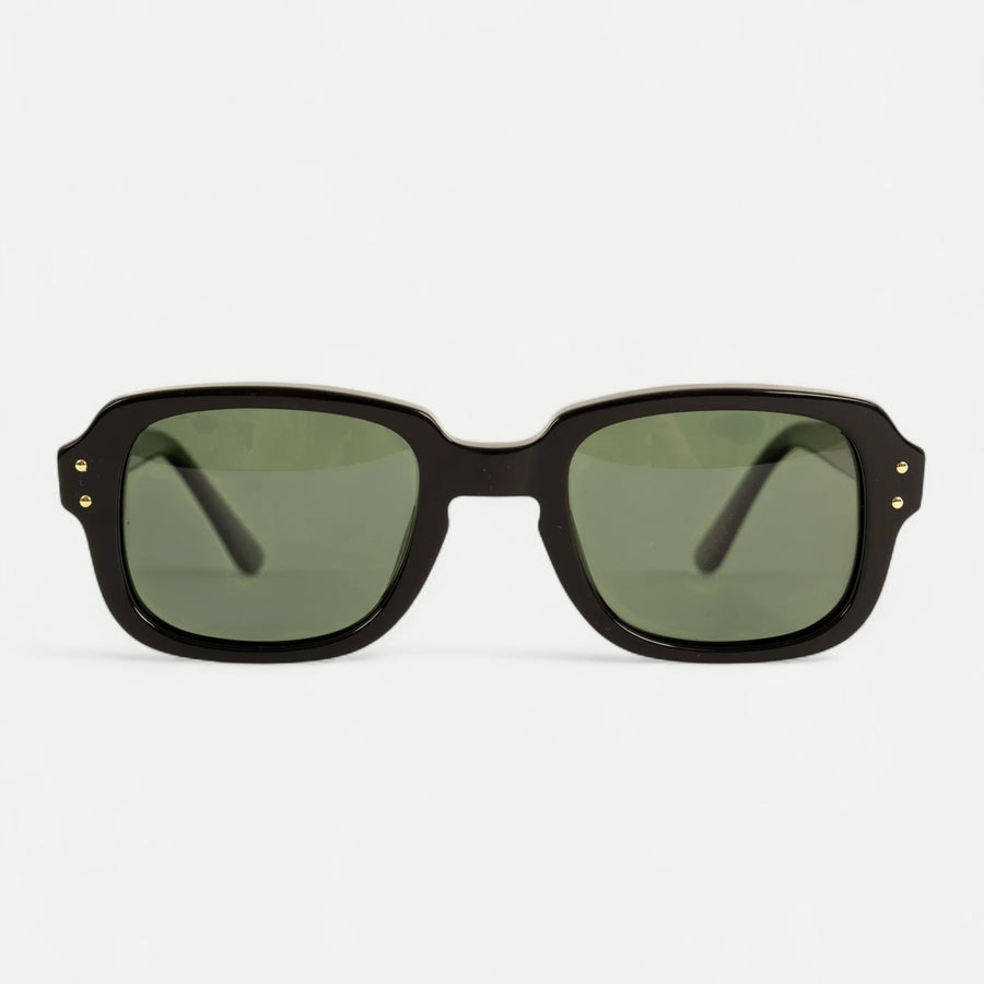 USS ARMY VIETNAM BLACK SUNGLASSES - GREEN