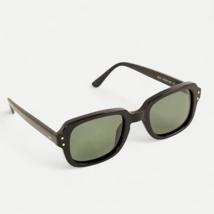 USS ARMY VIETNAM BLACK SUNGLASSES - GREEN