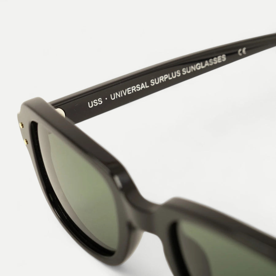 USS ARMY VIETNAM BLACK SUNGLASSES - GREEN