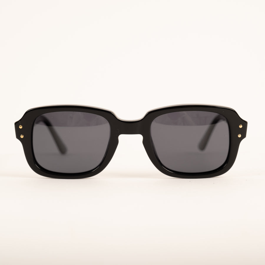 UNIVERSAL BLACK ARMY SUNGLASSES - GRAY