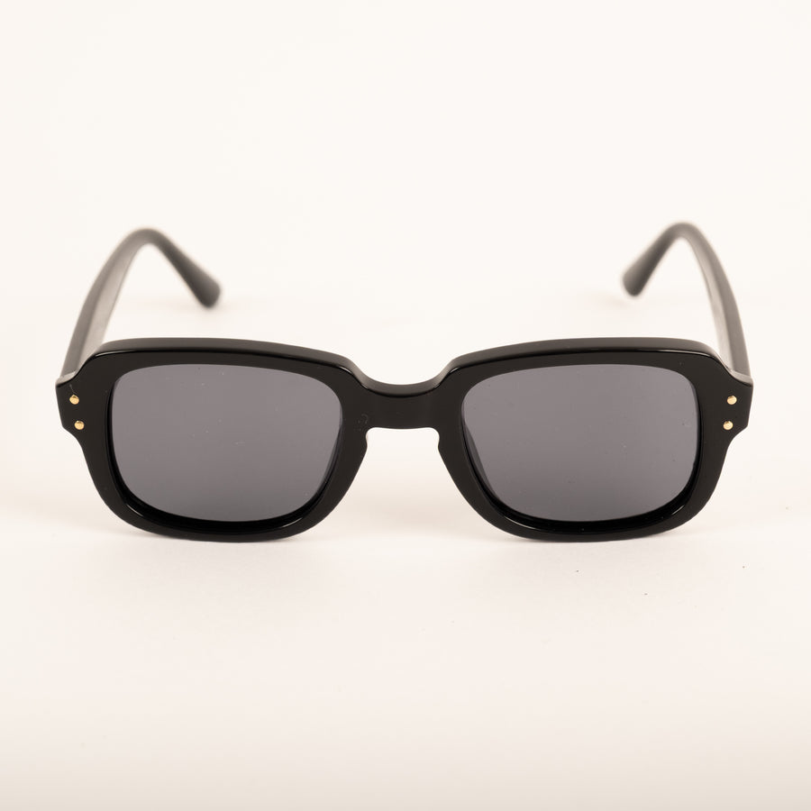 UNIVERSAL BLACK ARMY SUNGLASSES - GRAY