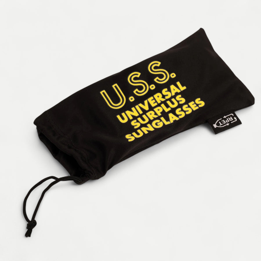 USS ARMY VIETNAM BLACK SUNGLASSES - RED