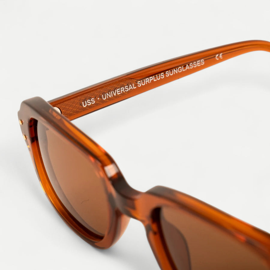 USS ARMY VIETNAM BROWN SUNGLASSES - BROWN