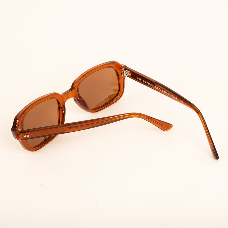UNIVERSAL BROWN ARMY SUNGLASSES - BROWN