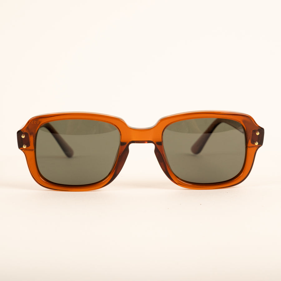 UNIVERSAL BROWN ARMY SUNGLASSES - GREEN