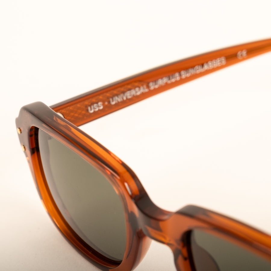 UNIVERSAL BROWN ARMY SUNGLASSES - GREEN